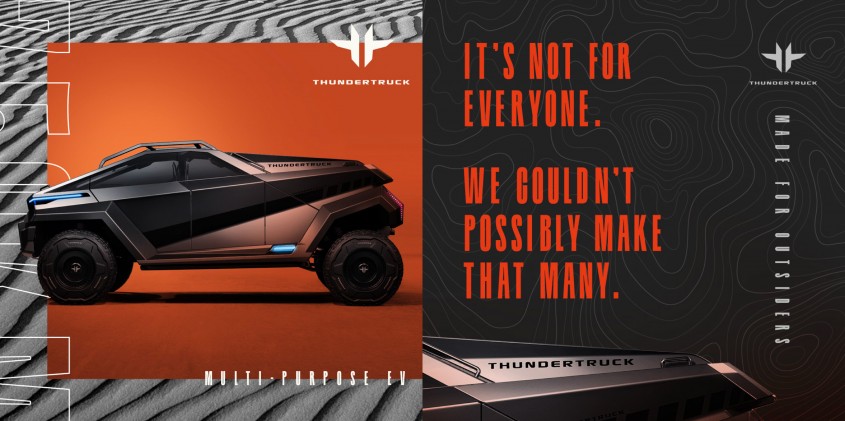 AN AD AGENCY CREATED THIS EV BEAST CALLED 'THUNDERTRUCK'